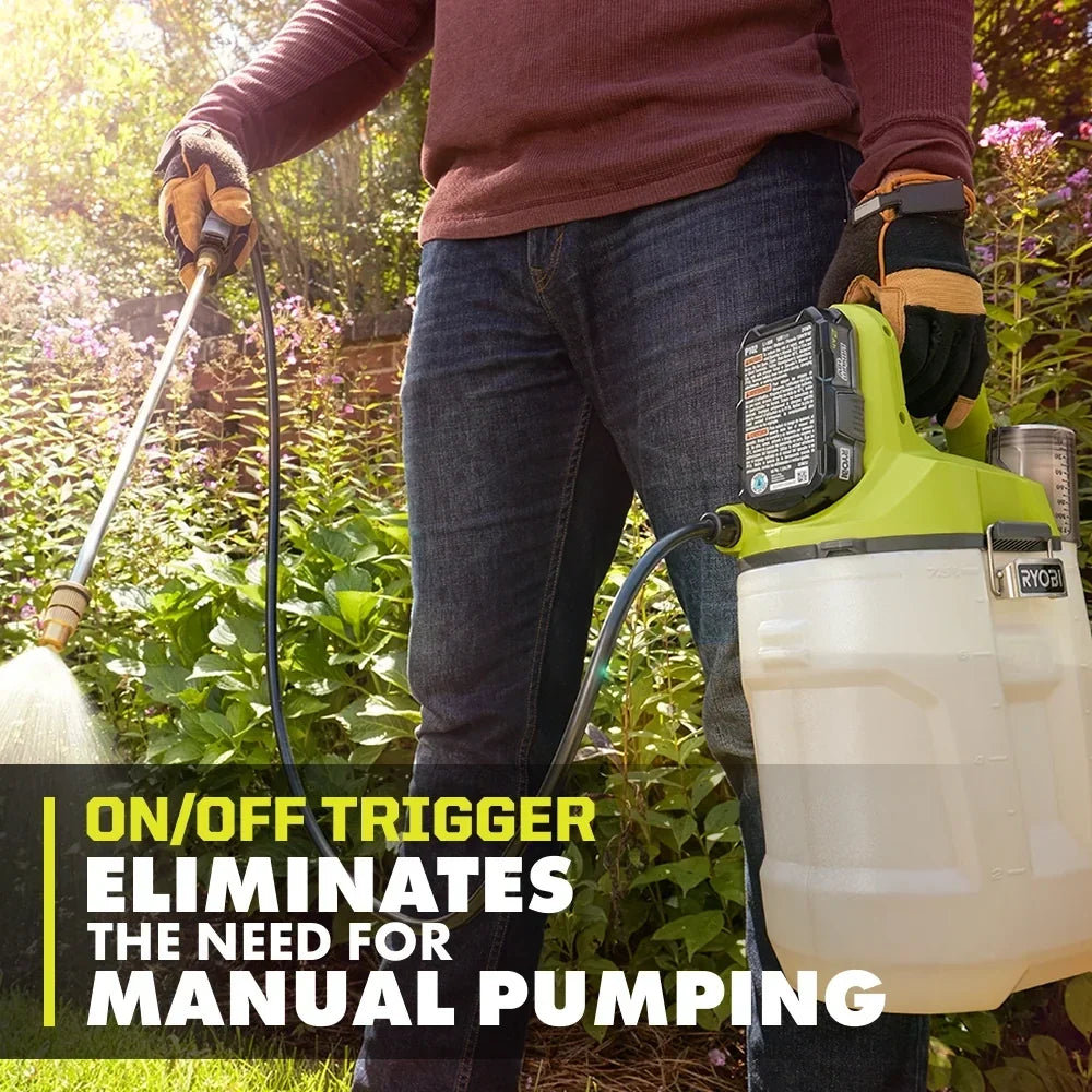 RYOBI 18V ONE+ 2 Gallon Chemical Sprayer
