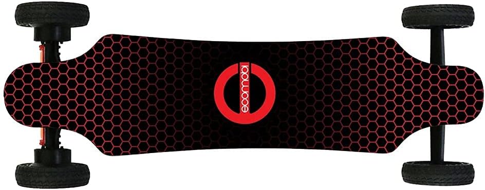 Electric Skateboard 4000 Watts 12S3P 35 Mph 22 Mile Range 6 in Wheels - Black