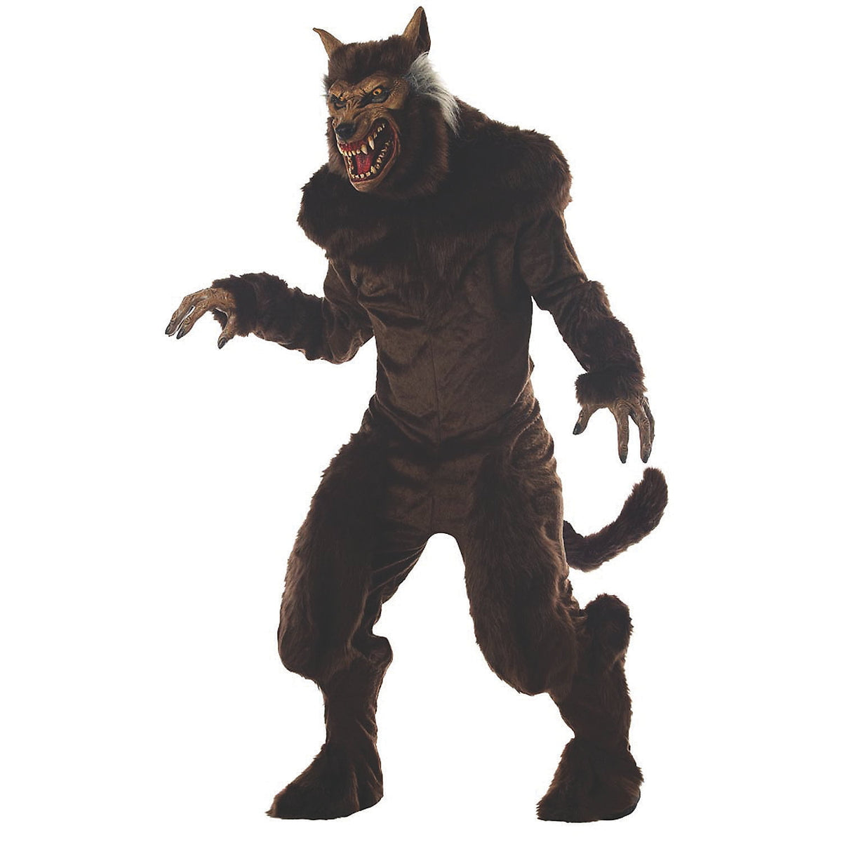 Deluxe Werewolf Men's Halloween Fancy-Dress Costume for Adult, Regular One Size