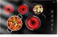 Jessier 30 Inch 5-Burner Built-In Ceramic Electric Cooktop