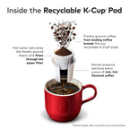 Eight O'Clock Coffee The Original Medium Roast Recyclable K-Cup Pods, 96 Count