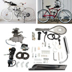 Zimtown 80cc 2 Stroke Engine Bike Motor Kit For 26in Bicycles - Silver White