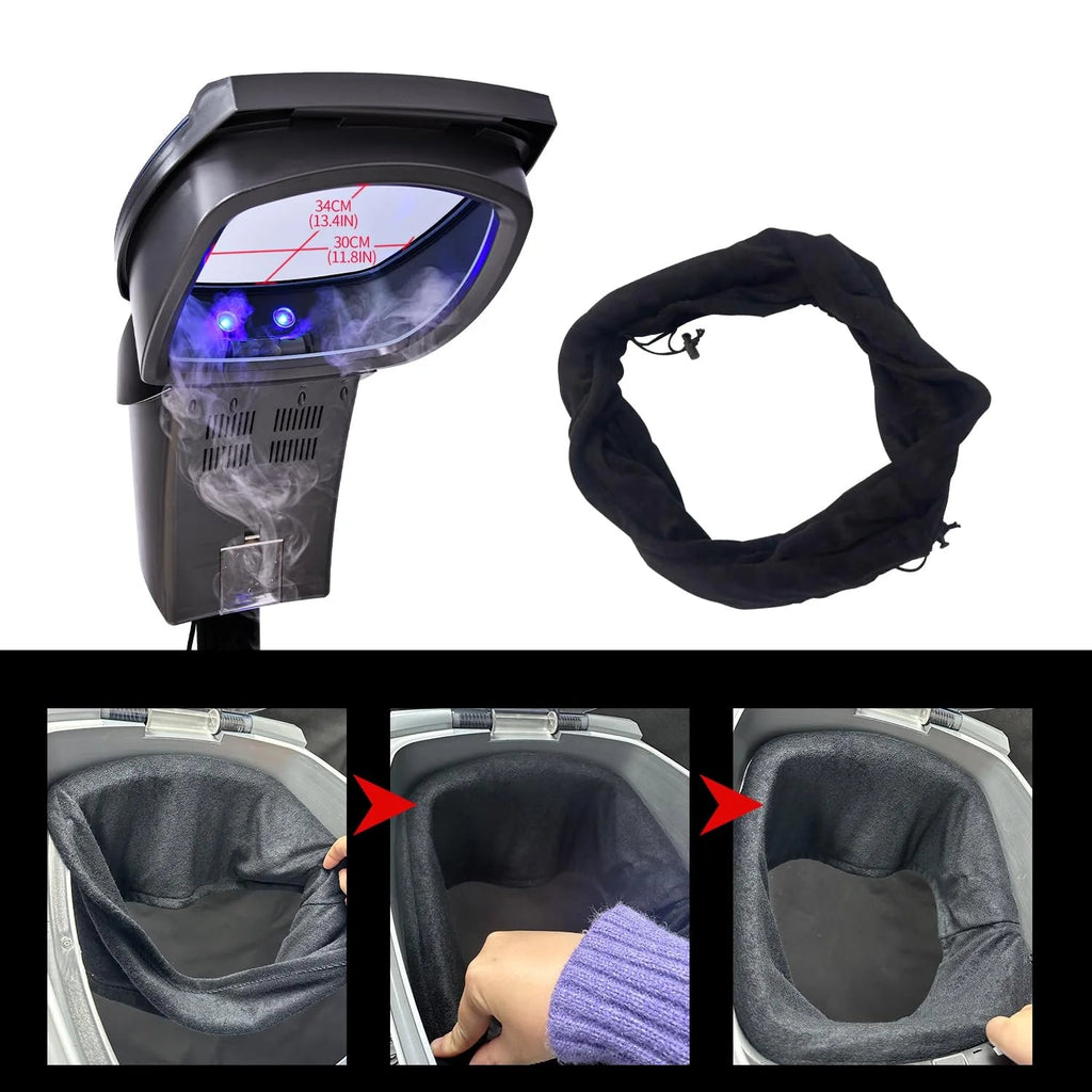 Professional O3 Ozone Micro Mist Hair Steamer, 1700 ml, 650W
