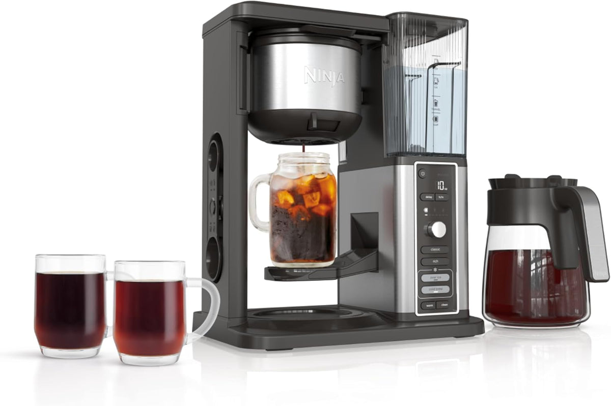 Ninja Hot & Iced XL Coffee Maker, 12-Cup Carafe, Black - CM371