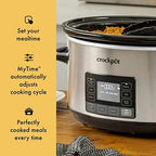 Crock-Pot 7 Quart Portable Programmable Slow Cooker With Timer And Locking Lid