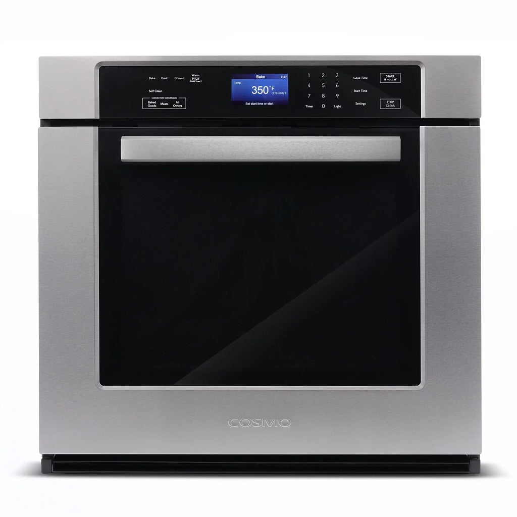 30 in. 5 cu. ft. Single Electric Wall Oven With True European Convection And Self Cleaning In Stainless Steel