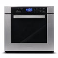 30 in. 5 cu. ft. Single Electric Wall Oven With True European Convection And Self Cleaning In Stainless Steel