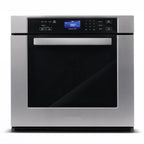 30 in. 5 cu. ft. Single Electric Wall Oven With True European Convection And Self Cleaning In Stainless Steel