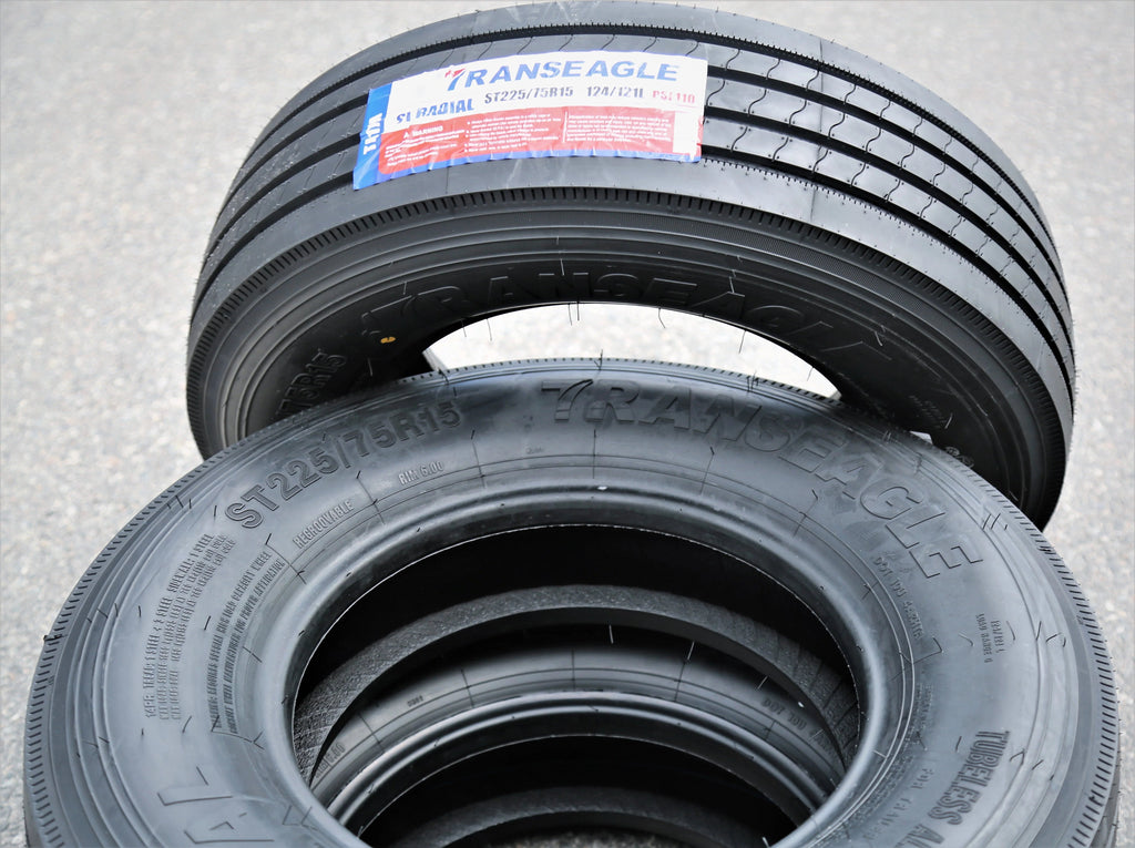 Transeagle ST Radial Trailer Tires 225/75R15 Load Range G 14 Ply - Set Of 4