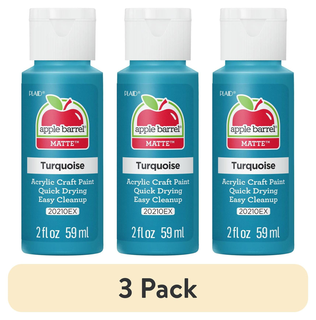 Apple Barrel Acrylic Craft Paint, Matte Finish, 2 fl oz