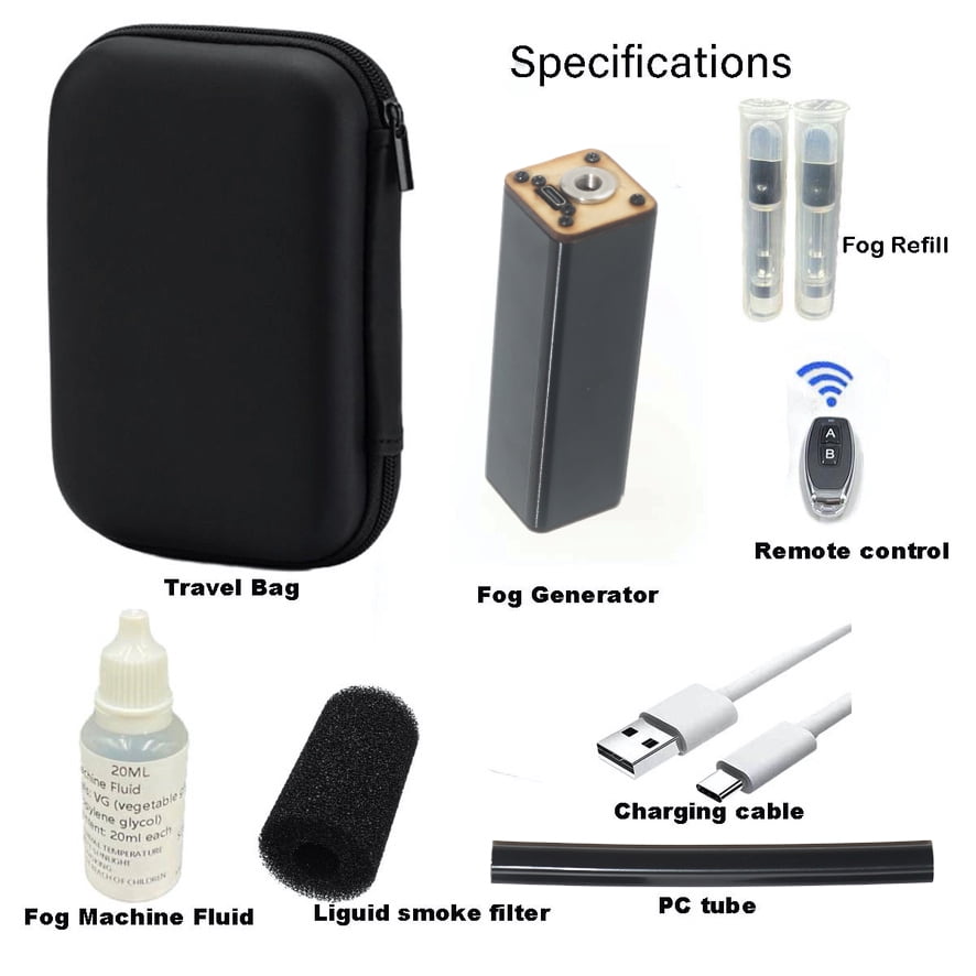 Portable Mini Smoke Machine Handheld fog Machine for Photography Cosplay Smoke Making Machine Outdoor Events, Parties