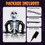 Ktaxon 6' Halloween Inflatables Skeleton Outdoor Halloween Decoration Emerging Large Skeleton