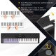 88-Key Full-Size Electric Piano Keyboard With Stand, 3 Pedals And MIDI Function