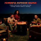 Ninja Fireside360 Outdoor Heater & Fire Pit, 3 Modes - OF101BK
