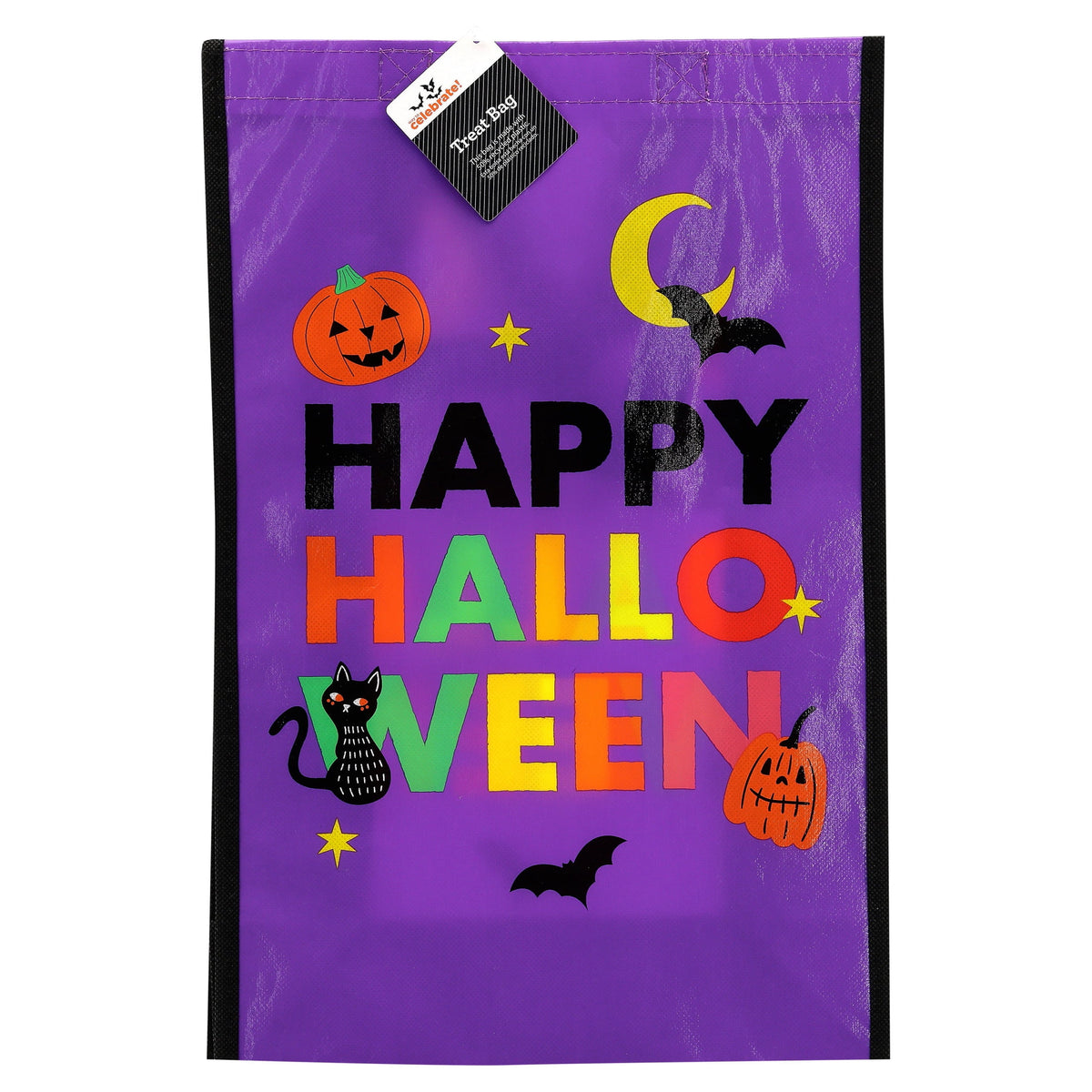 Happy Halloween Trick-or-Treat Party Bag, Multicolor, Halloween by Way To Celebrate