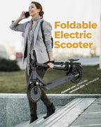 Roinside Electric Scooter, 8.5 in Solid Tires, 350W, 19 MPH, 21-23 Miles - UP12 Plus