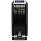 Costway Portable Evaporative Air Cooler Fan With Remote Control - 6.5L, White + Black