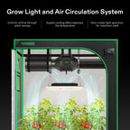 VIVOSUN Smart Grow Tent System Kit, 24x24x48 in, 100W LED, WiFi-Integrated - GIY GrowHub E42A