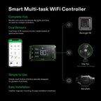 VIVOSUN Smart Grow Tent System Kit, 24x24x48 in, 100W LED, WiFi-Integrated - GIY GrowHub E42A