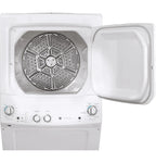 GE Unitized Spacemaker Washer 3.8 DOE cu. ft. With 5.9 cu. ft. Gas Dryer
