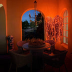 Outdoor LED 10-Function Willow Tree, Orange and Purple, 6', Halloween by Way To Celebrate
