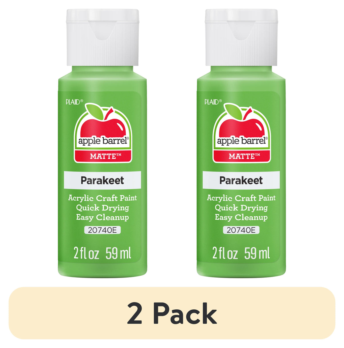 Apple Barrel Acrylic Craft Paint, Matte Finish, 2 fl oz