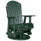 Poly Lumber Adirondack Swivel Glider Chair - 30W x 28D x 44H