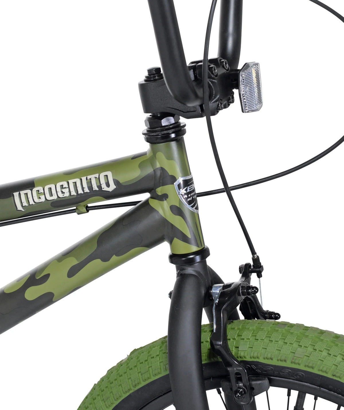 Kent BMX Kids Bicycle 20in Green Camouflage - Incognito