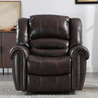 CANMOV Manual Recliner Chair, Nut Brown
