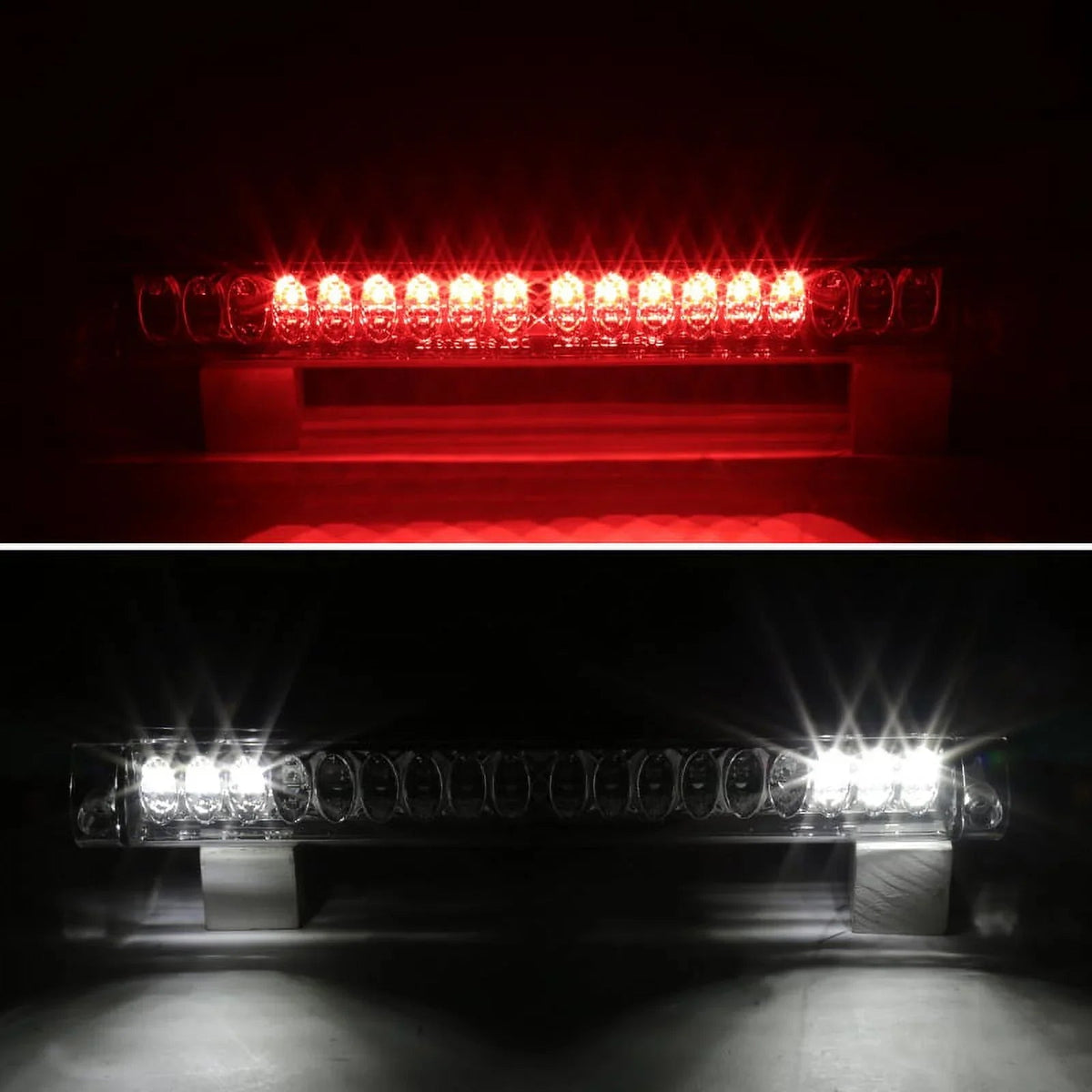 Spec-D Tuning Black LED Strip Projector Headlights With 6-LED Fog Lamps - Ford F150 Flareside 1997-2003, 04 Heritage