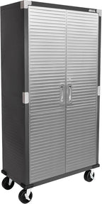 Seville Classics Steel Storage Cabinet, 36 inch W x 18 inch D x 72 inch H - UltraHD