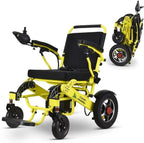 Culver Mobility Folding Electric Power Wheelchair - Silver, 17.5 inc