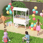 GDLF Candy Cart With Wheels And Storage Cabinet - 68.5 in