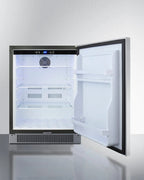 Built-In Outdoor All-Refrigerator, 24 in Wide, Stainless Steel, LHD