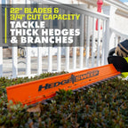 RYOBI 18V ONE+ 22" Hedge Trimmer - 2Ah Battery