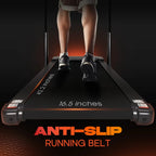 MaxKare 2-in-1 Folding Under Desk Treadmill, 2.5HP, 7.5MPH, 265 lbs Capacity