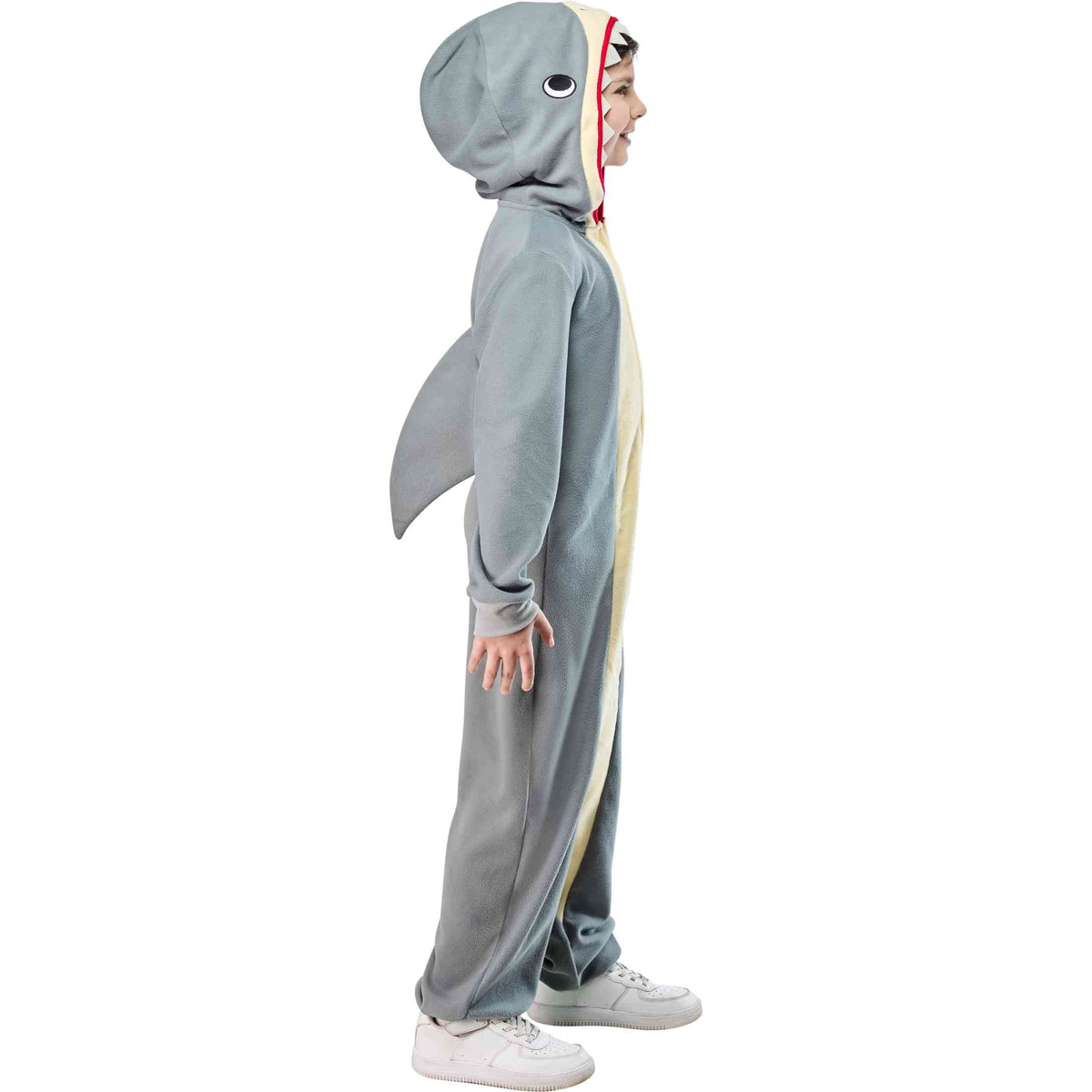 Shark Jumpsuit Halloween Costume for Children, Boys' Size S (6/8), by Way to Celebrate