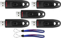 SanDisk Ultra USB 3.0 Flash Drives 512GB 5 Pack