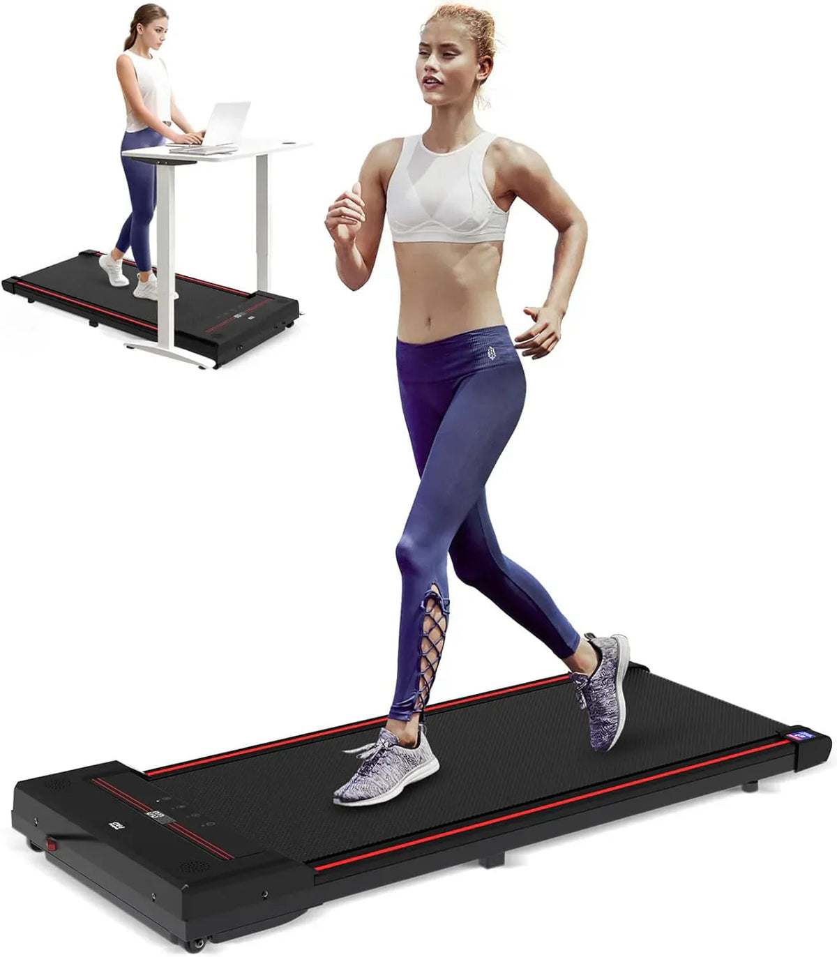 Sperax 3 In 1 Under Desk Walking Treadmill Pad With App