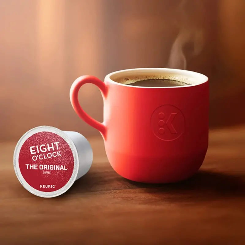 Eight O'Clock Coffee The Original Medium Roast Recyclable K-Cup Pods, 96 Count