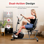 Sunny Health & Fitness Smart Magnetic Recumbent Bike With Hand Cycle - SF-RB423034