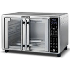 Gourmia French Door Digital Toaster Oven Air Fryer, 6-Slice, 24L, Stainless Steel - GTF2440