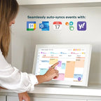 Skylight 15-Inch Digital Wall Planner And Family Chore Board - Interactive 2025 Calendar Display