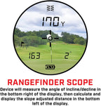 Callaway 300 Pro Slope Laser Golf Rangefinder, 6x, 5-1000 Yards - Enhanced 2021 Model