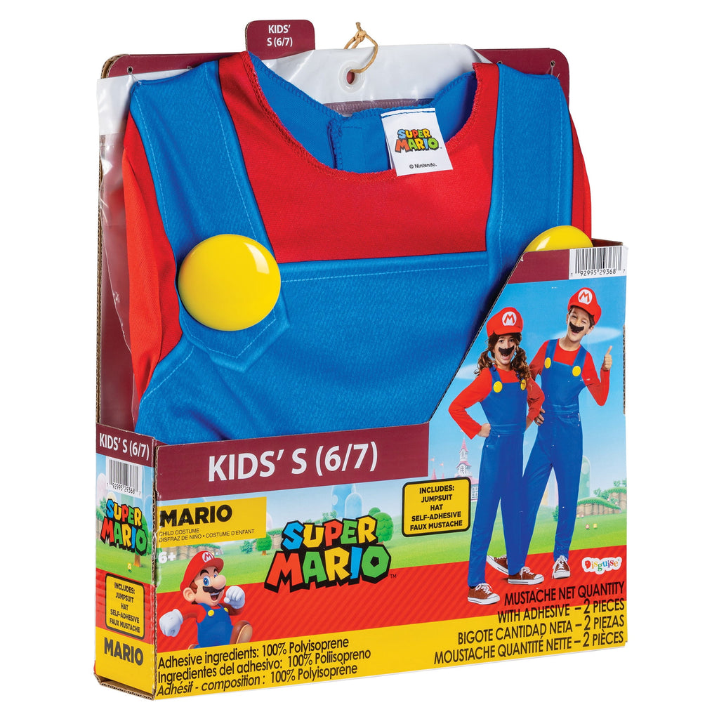 Nintendo Super Mario Bros. Mario Halloween Costume for Children, by Disguise