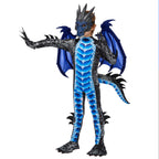 Joyfy Dragon Costume for Kids Boys Dragon Costume with Dragon Wings, Tail and Mask Outfits Set for Toddlers Halloween Dress Up 5-12 Years