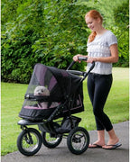 Pet Gear No-Zip Pet Stroller, Skyline, 70 lbs - NV