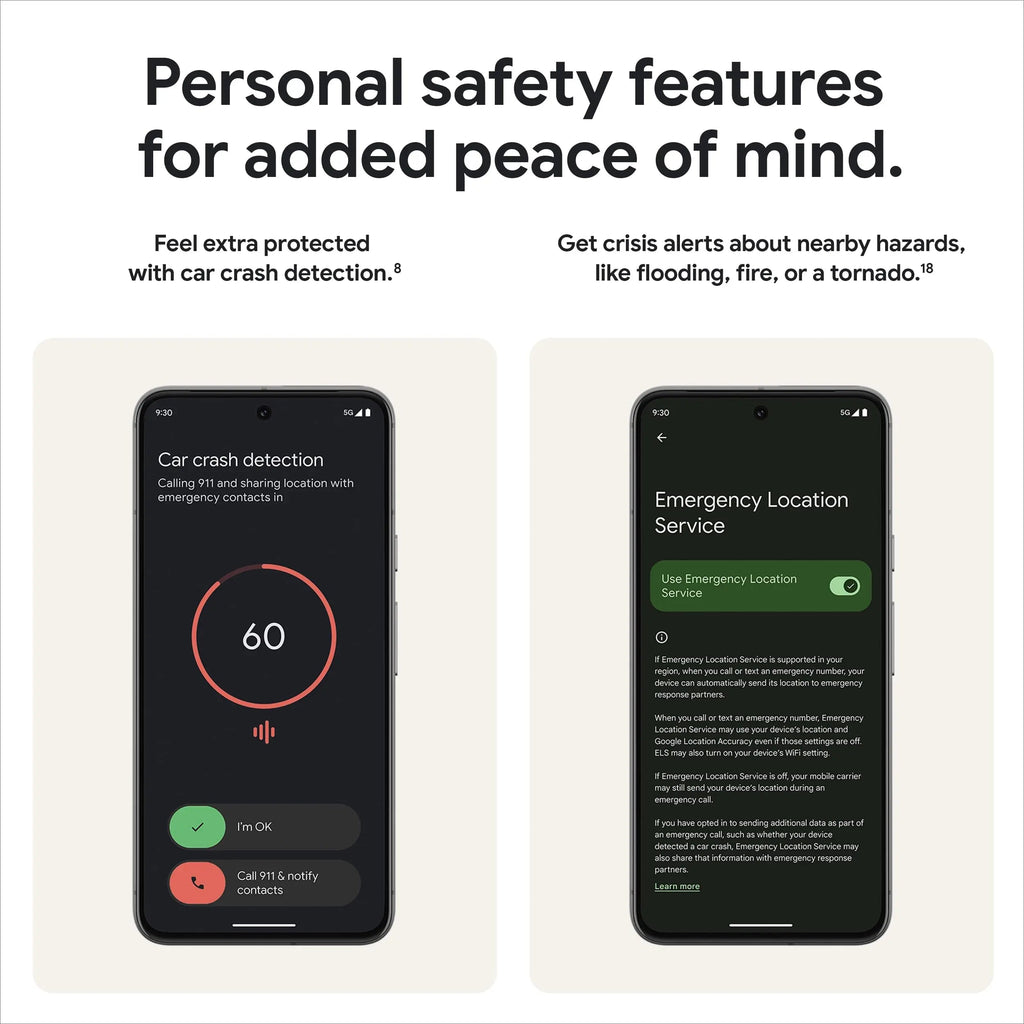 Google Pixel 8 Unlocked Android Smartphone, Obsidian, 128 GB