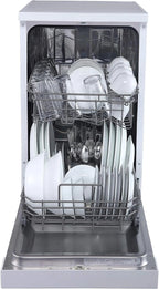 RCA Portable Dishwasher, 18in Wide, 8 Place Settings, White - RDW1809-WHITE
