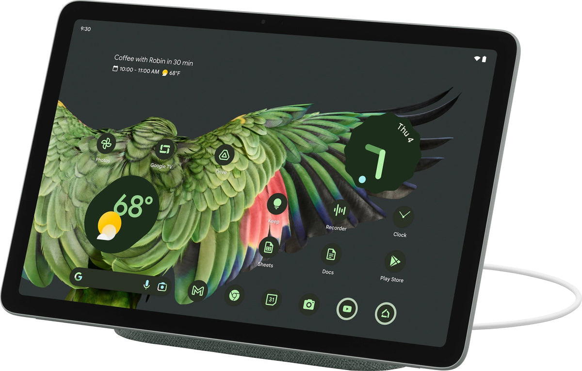 Google Pixel Tablet 11in Android Tablet 256GB Wi-Fi Hazel With Charging Speaker Dock